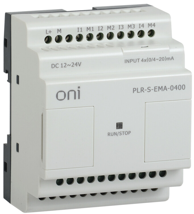 Модуль расширения 4 каналами аналогового входа PLR-S. 4AI ONI