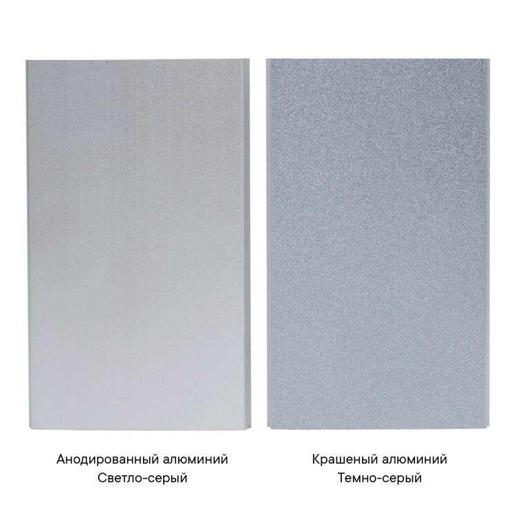 Миниколонна алюминиевая, 0.25м, цвет серый металлик