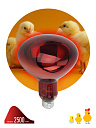 Лампа инфракрасная накал. (ИКЗК) R127 150Вт Е27 красн. для обогрева животных ЭРА-Лампы специального назначения - купить по низкой цене в интернет-магазине, характеристики, отзывы | АВС-электро