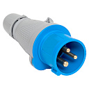Вилка 2P+E  16А IP44 PROXIMA EKF-Вилки силовые переносные (кабельные) - купить по низкой цене в интернет-магазине, характеристики, отзывы | АВС-электро